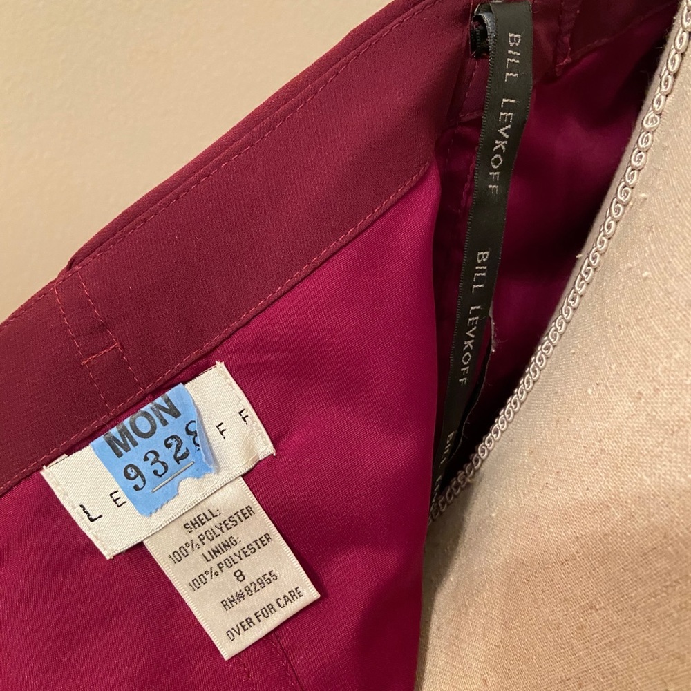 Bill Levkoff Magenta Gown - Picture 6 of 6